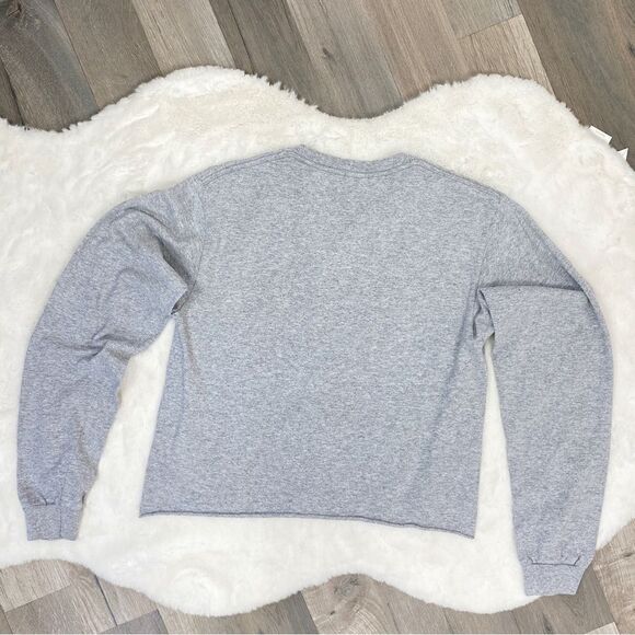 Mad Engine Vangogh Irises Print Crop T Shirt Gray Juniors Small - Picture 9 of 12